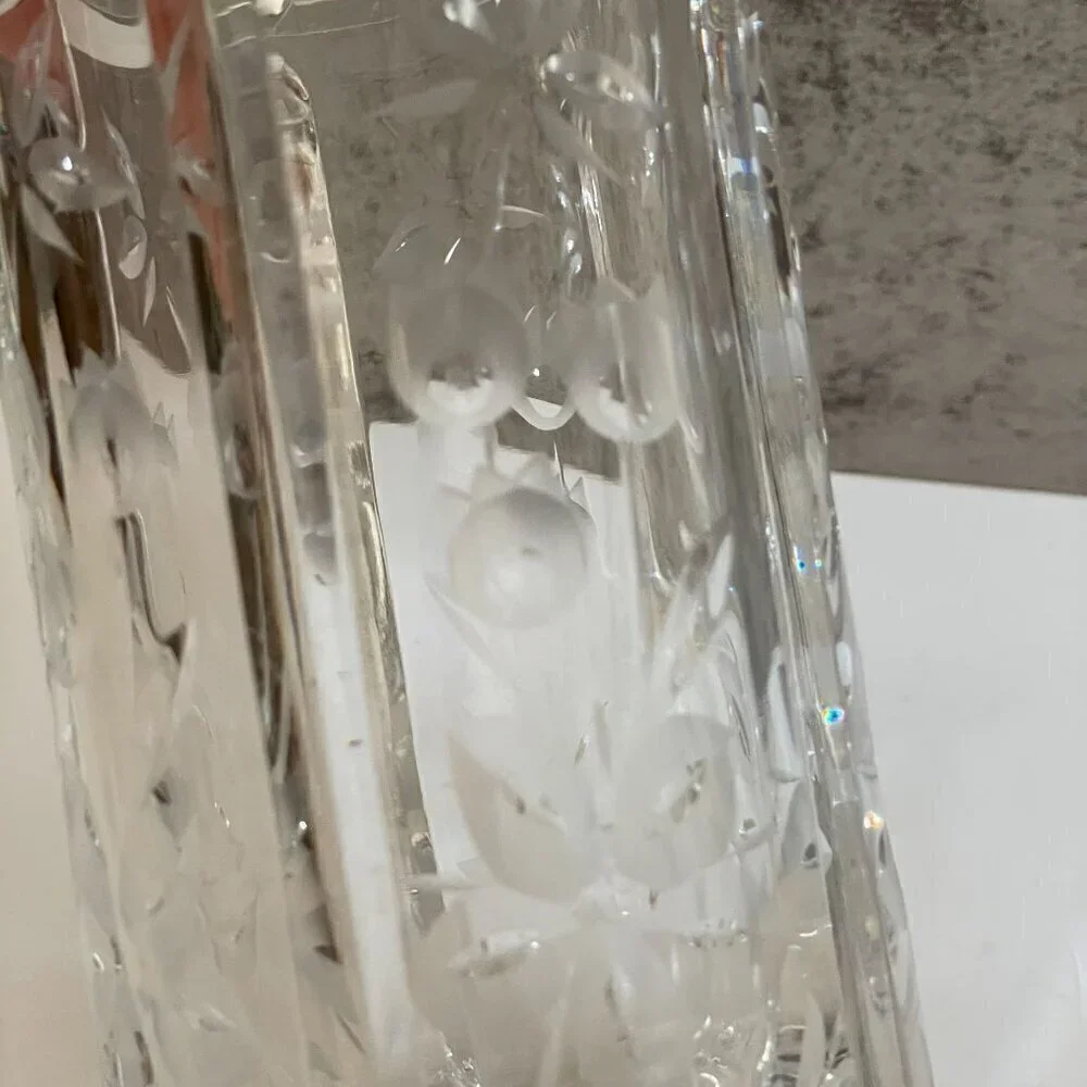 Mikasa English Garden Hand Blown Cut Glass 7
